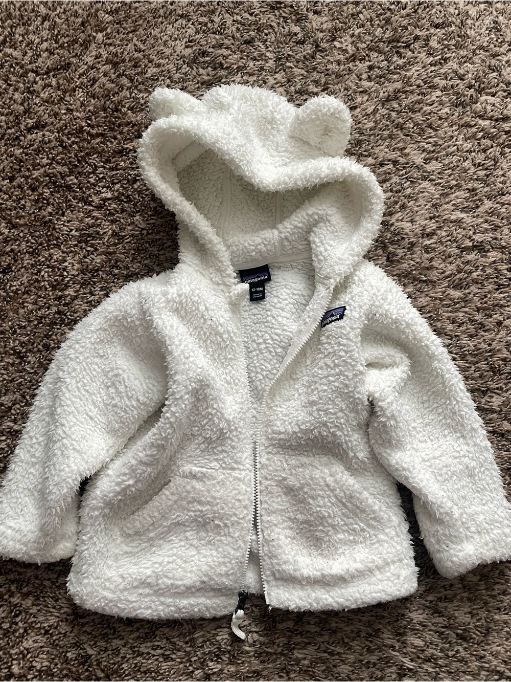 Cream Patagonia jacket